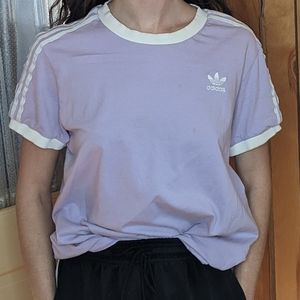 SOLD Adidas TriStripe Lavender T-shirt